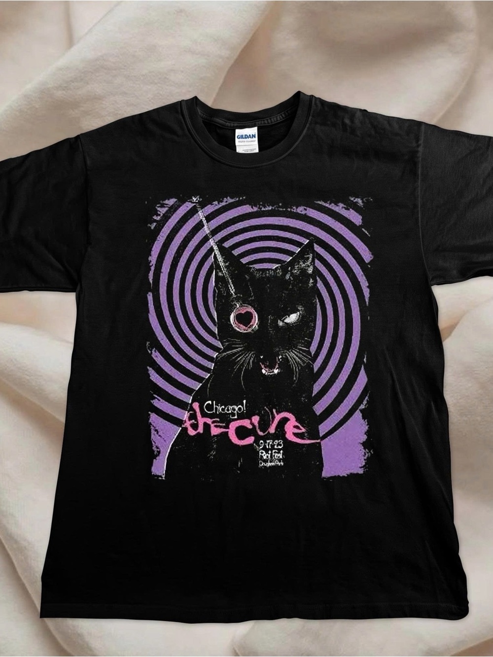 Cat the cure Graphic Gildan Bandtee Tshirt